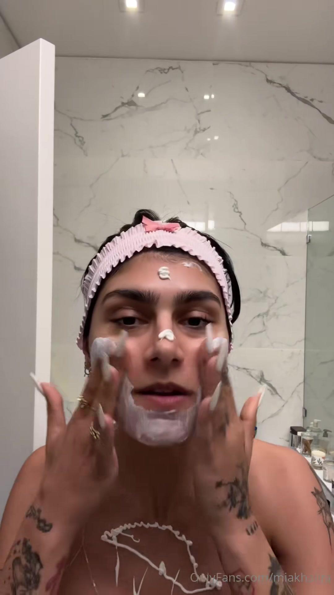 Mia Khalifa Nude Shower Prep Onlyfans Video Leaked Influencers Gonewild